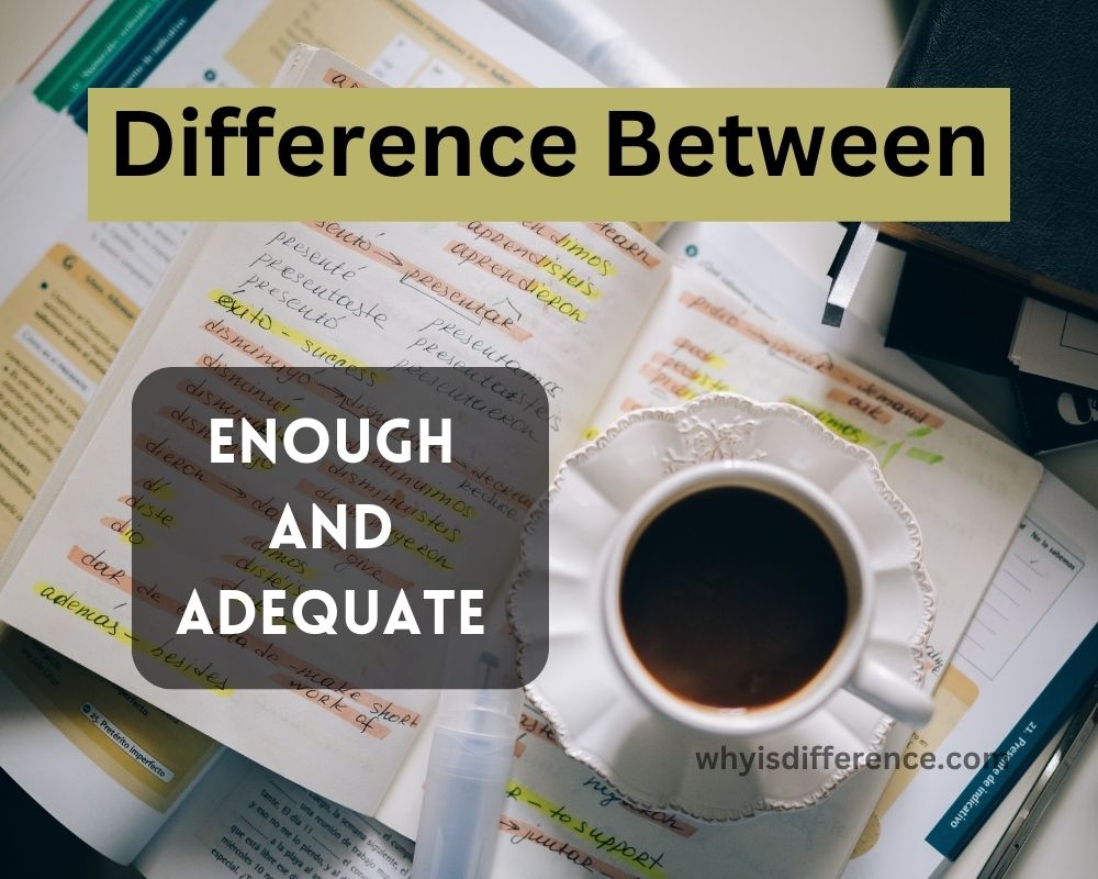 Difference Between Enough and Adequate