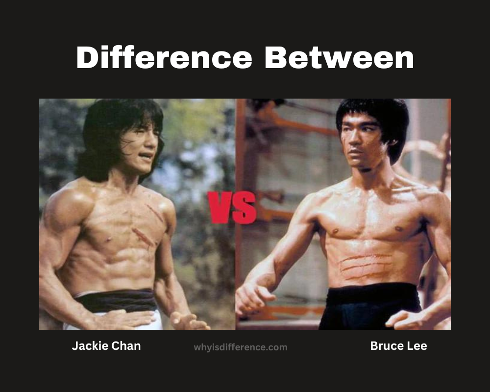 Difference Between Jackie Chan and Bruce Lee
