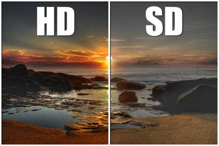 Standard Definition and High Definition