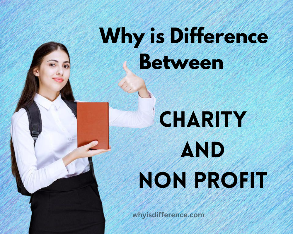 Why is Difference Between Charity and Non Profit