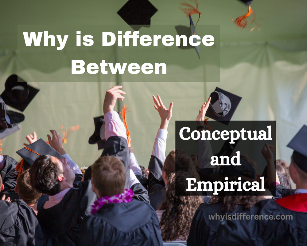 Why is Difference Between Conceptual and Empirical