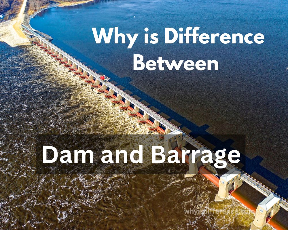 Why is Difference Between Dam and Barrage