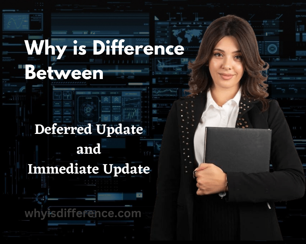 Why is Difference Between Deferred Update and Immediate Update