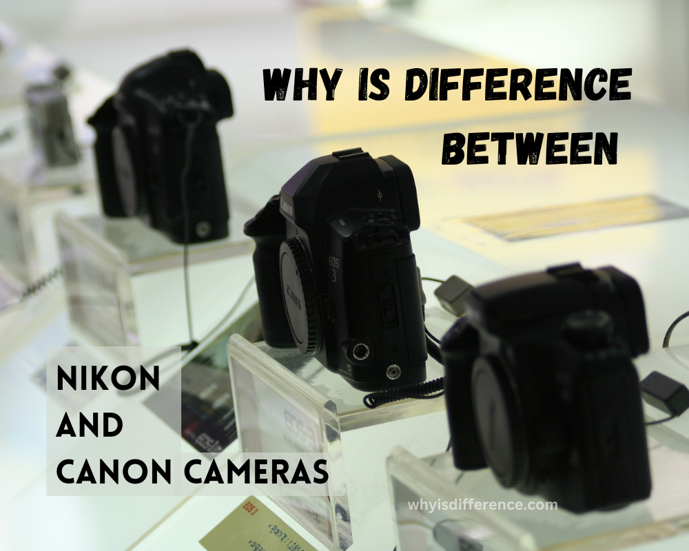 Why is Difference Between Nikon and Canon Cameras