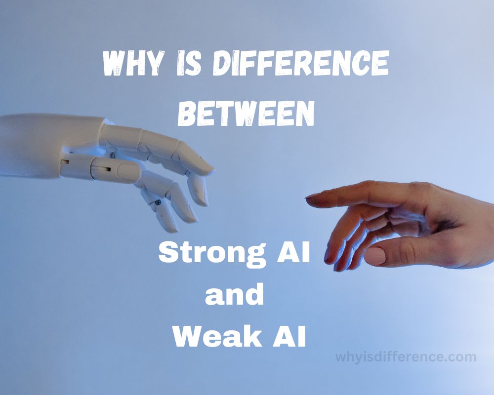 Why is Difference Between Strong AI and Weak AI