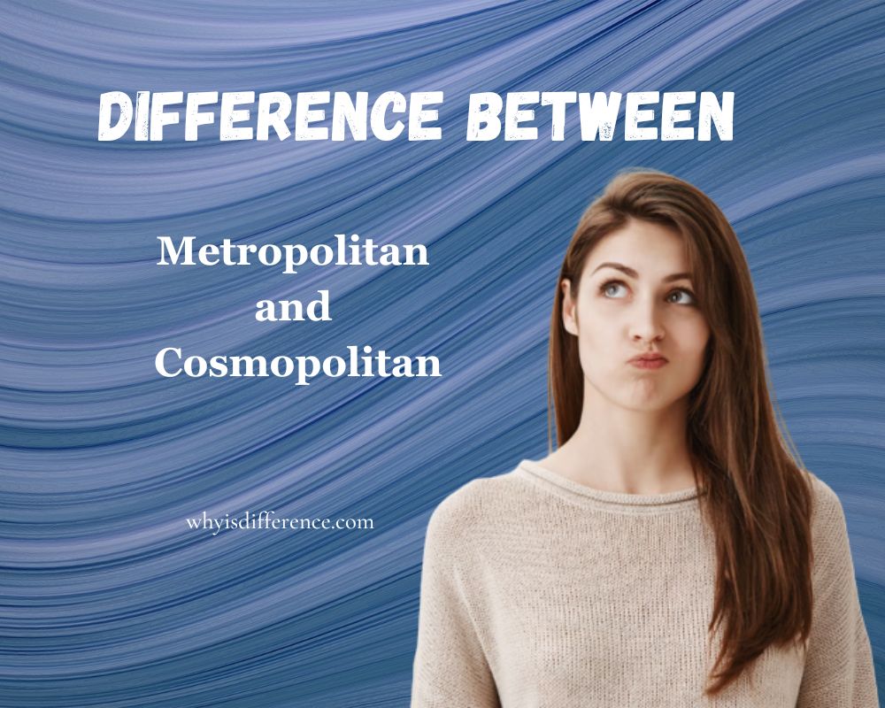 Difference Between Metropolitan and Cosmopolitan