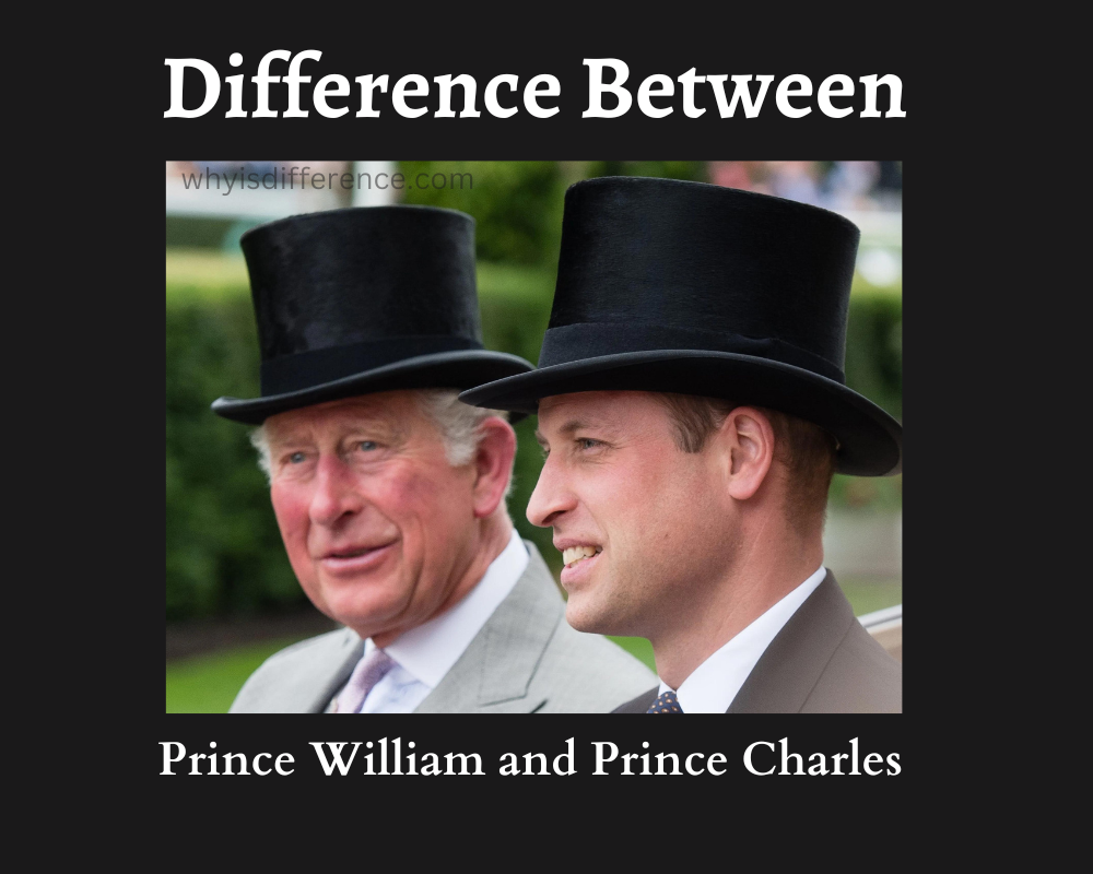 Difference Between Prince William and Prince Charles