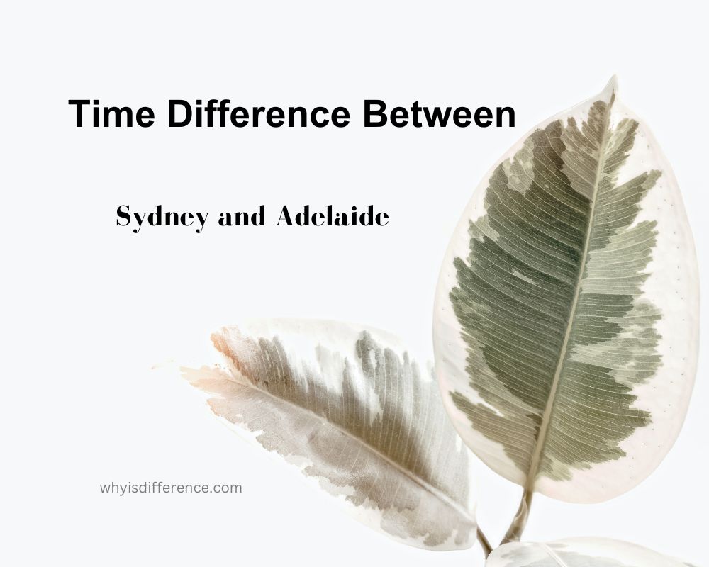 Time Difference Between Sydney and Adelaide