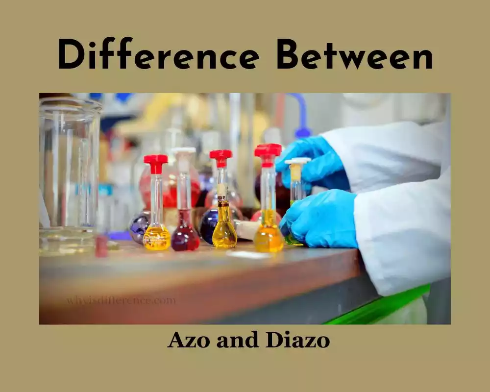 Difference Between Azo and Diazo