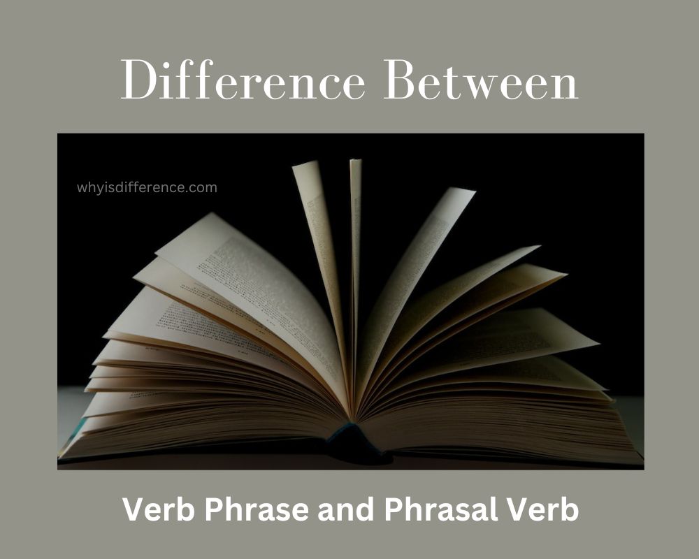 Difference Between Verb Phrase and Phrasal Verb