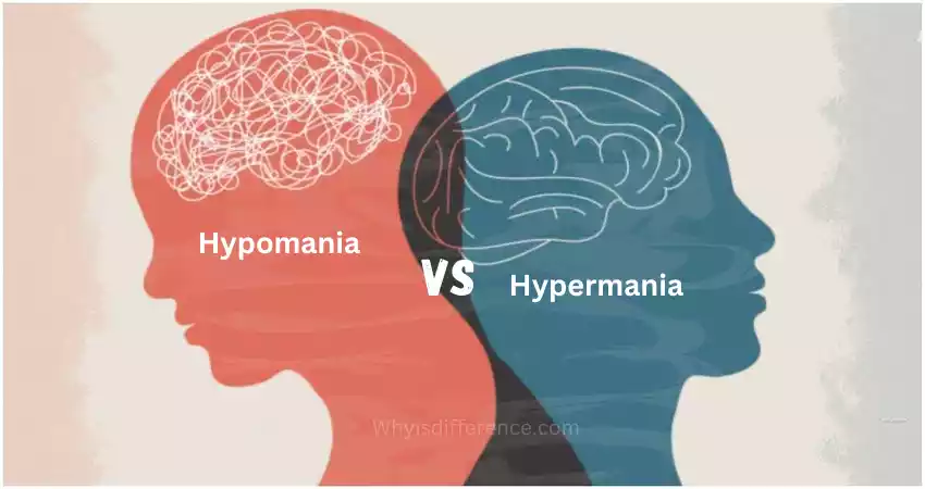 Difference between hypomania and hypermania
