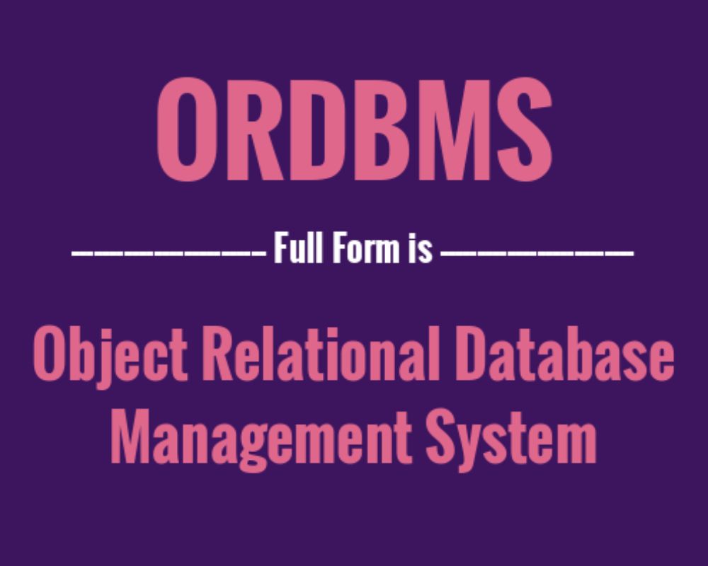 ORDBMS